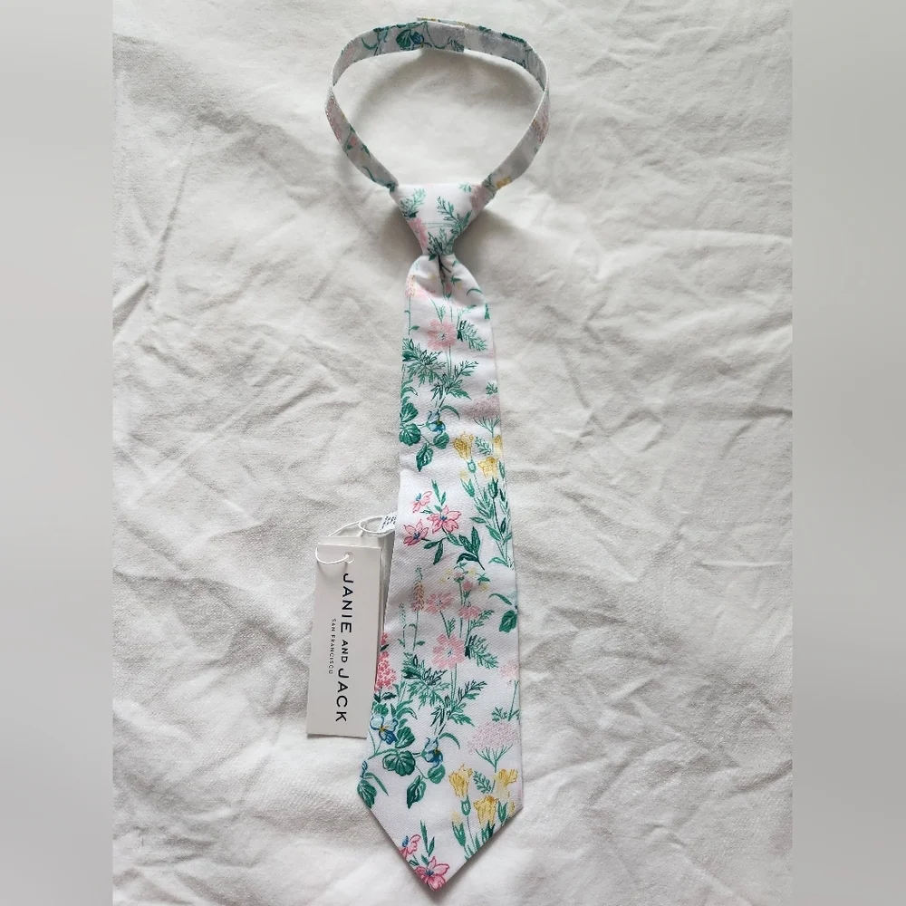Janie and Jack Floral Tie